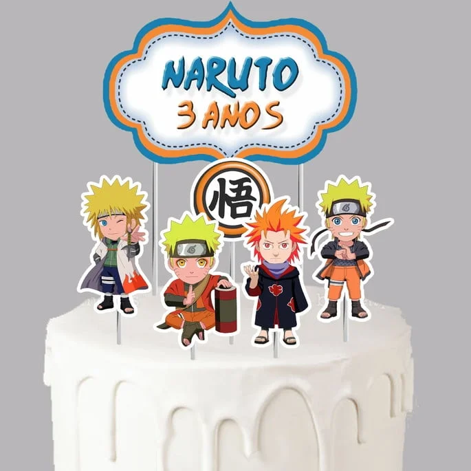 Topo de Bolo Naruto